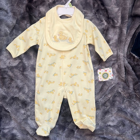 Little Me Other - Covered foot and long sleeve onesie